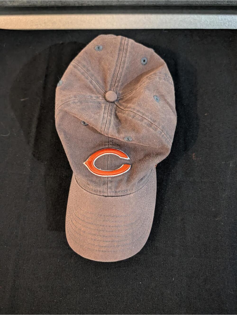 Chicago Bears NFL Team Apparel Reebok Adjustable Strapback Cap Hat Brown Orange